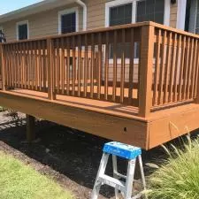 Deck staining and sealed & Power wash on South Rd in Chester, NJ